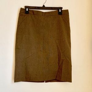 Brown Pencil Skirt